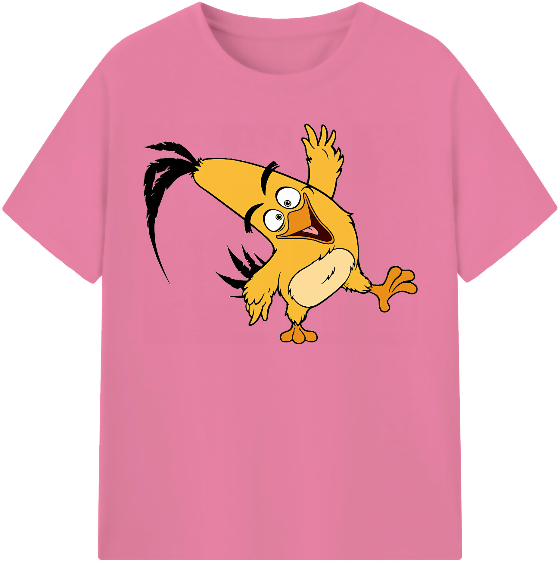 （画像用） Angry Birds アングリーバード 綿100％半袖Tシャツ（フロントプリント）